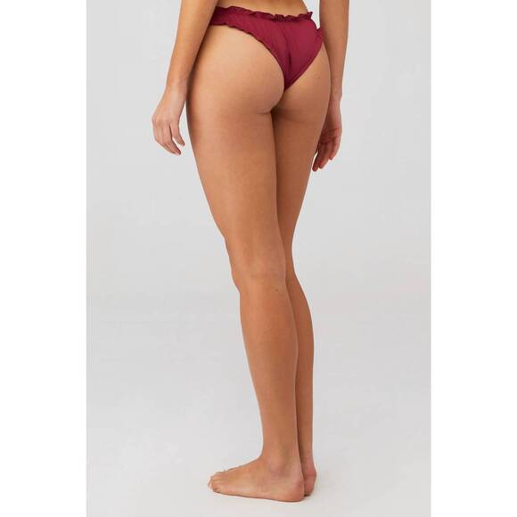 NEW FRANKIES BIKINIS dawson bottom in bordeaux - Picture 4 of 5